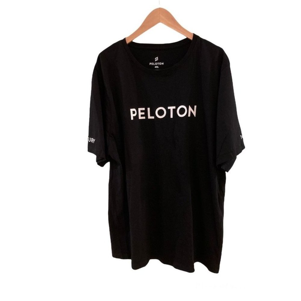 PELOTON Black 100 Century Ride Short Sleeve t-shirt- Size 4XL